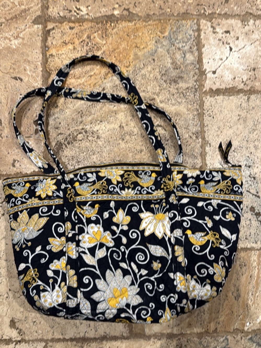 Vera Bradley Quilted Floral Tote Bag